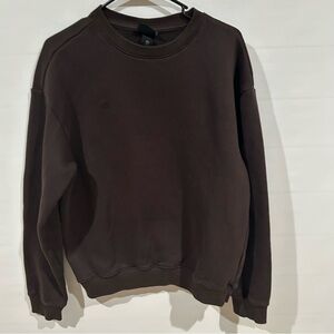 RELAXED H&M FIT Dark Brown Sweatshirt